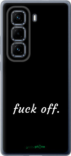 Силиконовый чехол Fuck off для Infinix Hot 50 Pro+ 4G - 4731u-3870 изображение 
