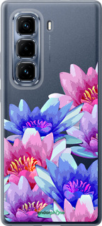 Силиконовый чехол Лотос для Infinix Hot 50 Pro+ 4G - 4862u-3870 изображение 