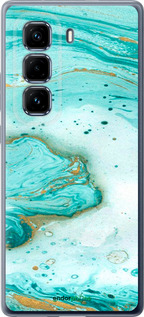 Силиконовый чехол Мраморный для Infinix Hot 50 Pro+ 4G - 4895u-3870 изображение 