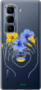 Силиконовый чехол Девушка v4 для Infinix Hot 50 Pro+ 4G - 5276u-3870 изображение 