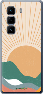 Силіконовий чехол Гори і сонце v2 для Infinix Hot 50 Pro+ 4G - 5488u-3870 изображение 