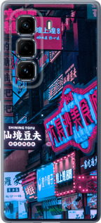 Силиконовый чехол Hong Kong City для Infinix Hot 50 Pro+ 4G - 5536u-3870 изображение 