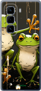 Силиконовый чехол Жабки 2 для Infinix Hot 50 Pro+ 4G - 5657u-3870 изображение 