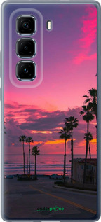 Силіконовий чехол Пальми для Infinix Hot 50 Pro+ 4G - 5873u-3870 изображение 