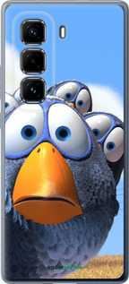 Силіконовий чехол Angry Birds для Infinix Hot 50 Pro+ 4G - 6008u-3870 изображение 