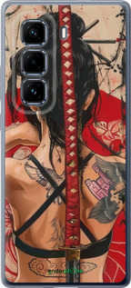 Силиконовый чехол Тайна катаны для Infinix Hot 50 Pro+ 4G - 6074u-3870 изображение 