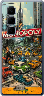 Силиконовый чехол Городской драйв Monopoly для Infinix Hot 50 Pro+ 4G - 6088u-3870 изображение 