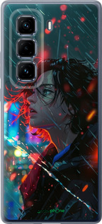 Силиконовый чехол Ночные огни для Infinix Hot 50 Pro+ 4G - 6096u-3870 изображение 