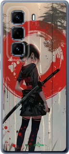 Силиконовый чехол Сумерки воина: Танец с катаной для Infinix Hot 50 Pro+ 4G - 6123u-3870 изображение 