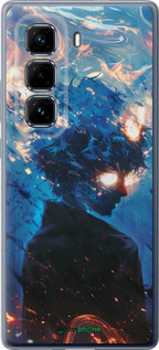 Силіконовий чехол Сатору Годжо для Infinix Hot 50 Pro+ 4G - 6129u-3870 изображение 