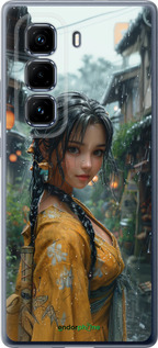 Силіконовий чехол Anime-girl для Infinix Hot 50 Pro+ 4G - 6133u-3870 изображение 
