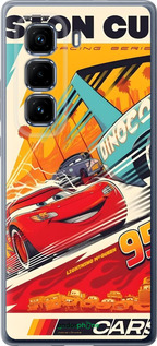 Силиконовый чехол Тачки для Infinix Hot 50 Pro+ 4G - 6288u-3870 изображение 