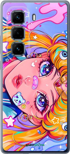 Силиконовый чехол Сейлор Мун 4 для Infinix Hot 50 Pro+ 4G - 6353u-3870 изображение 