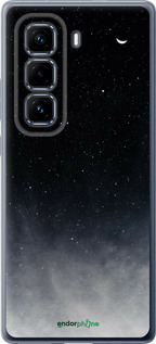 Силіконовий чехол Голубые облака, Голубая луна для Infinix Hot 50 Pro+ 4G - 6396u-3870 изображение 