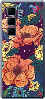 Силіконовий чехол Із зображенням польових квітів для Infinix Hot 50 Pro+ 4G - 6419u-3870 изображение 