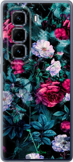 Силиконовый чехол Сад и розы для Infinix Hot 50 Pro+ 4G - 6483u-3870 изображение 