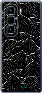 Силиконовый чехол С изображением Темных гор для Infinix Hot 50 Pro+ 4G - 6489u-3870 изображение 