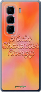 Силиконовый чехол Aura Gradient Main Character Energy Aesthetic Y2K для Infinix Hot 50 Pro+ 4G - 6783u-3870 изображение 
