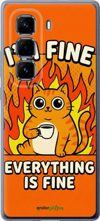 Силиконовый чехол 'Funny Cat' для Infinix Hot 50 Pro+ 4G изображение 5