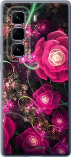 Силиконовый чехол Абстрактные цветы 3 для Infinix Hot 50 Pro+ 4G - 850u-3870 изображение 