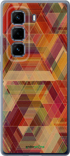 Силіконовий чехол Геометричний візерунок для Infinix Hot 50 Pro+ 4G - 904u-3870 изображение 