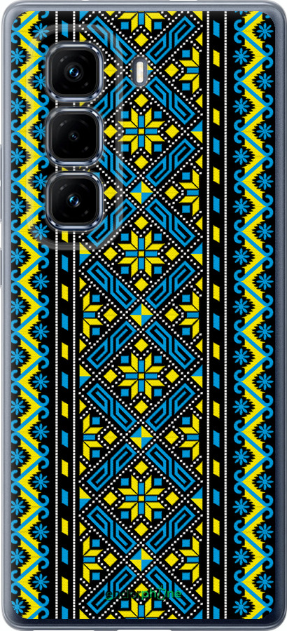 Силіконовий чехол Вишиванка 39 для Infinix Hot 50 Pro+ 4G - 1173u-3870 изображение 