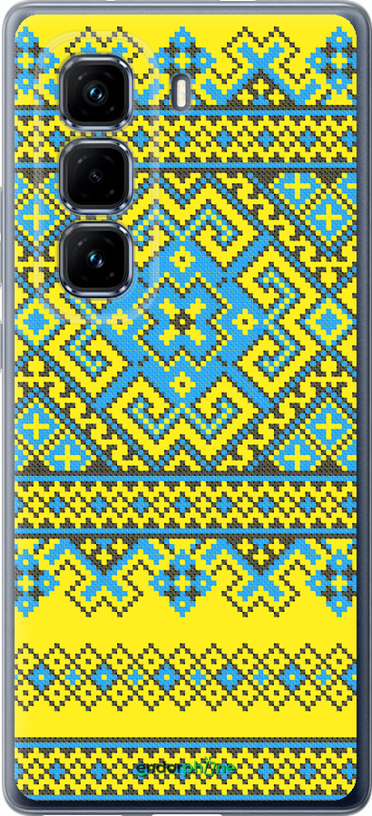 Силиконовый чехол Вышиванка 41 для Infinix Hot 50 Pro+ 4G - 1175u-3870 изображение 