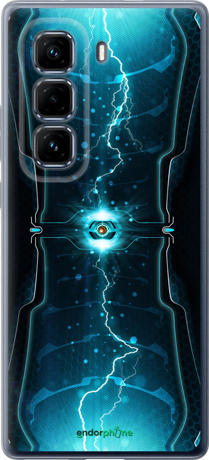 Силіконовий чехол Блискавки в циліндрі для Infinix Hot 50 Pro+ 4G - 120u-3870 изображение 