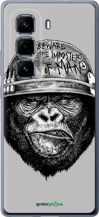 Силиконовый чехол military monkey для Infinix Hot 50 Pro+ 4G - 4177u-3870 изображение 