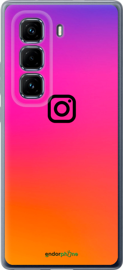 Силіконовий чехол Instagram для Infinix Hot 50 Pro+ 4G - 4273u-3870 изображение 
