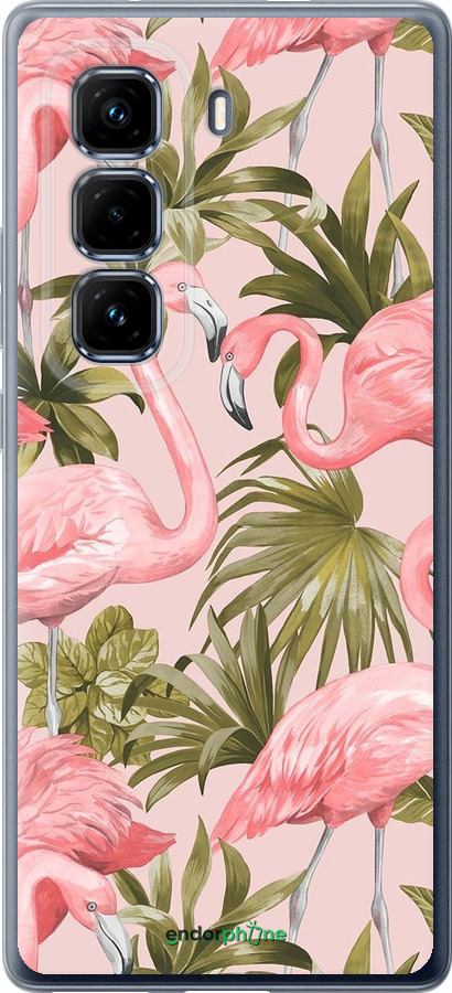 Силіконовий чехол Фламінго 2 для Infinix Hot 50 Pro+ 4G - 4360u-3870 изображение 