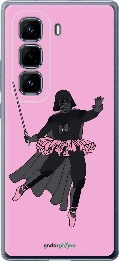 Силиконовый чехол Pink Wader для Infinix Hot 50 Pro+ 4G - 4456u-3870 изображение 