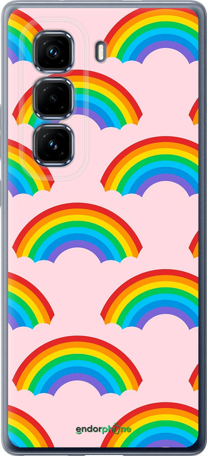 Силиконовый чехол Rainbows для Infinix Hot 50 Pro+ 4G - 4478u-3870 изображение 