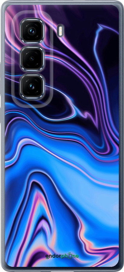 Силиконовый чехол Узор воды для Infinix Hot 50 Pro+ 4G - 4491u-3870 изображение 