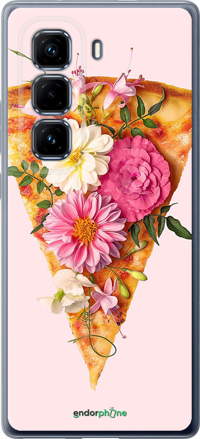 Силиконовый чехол pizza для Infinix Hot 50 Pro+ 4G - 4492u-3870 изображение 