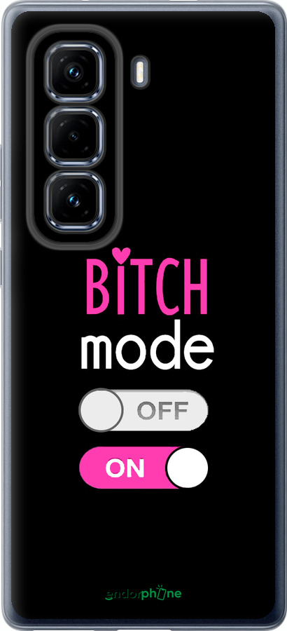 Силіконовий чехол Bitch mode для Infinix Hot 50 Pro+ 4G - 4548u-3870 изображение 