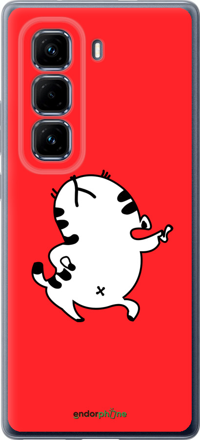 Силіконовий чехол Кошеня для Infinix Hot 50 Pro+ 4G - 4577u-3870 изображение 