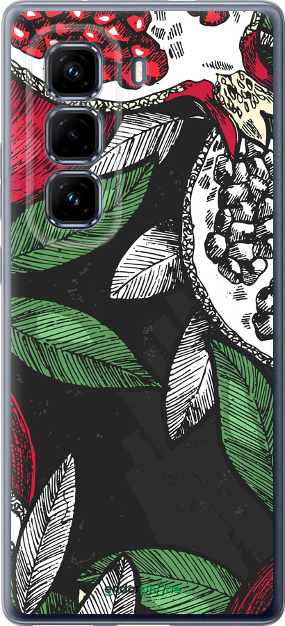 Силіконовий чехол Гранат для Infinix Hot 50 Pro+ 4G - 4692u-3870 изображение 