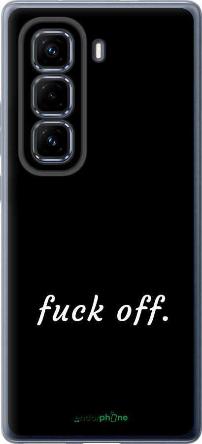 Силиконовый чехол Fuck off для Infinix Hot 50 Pro+ 4G - 4731u-3870 изображение 
