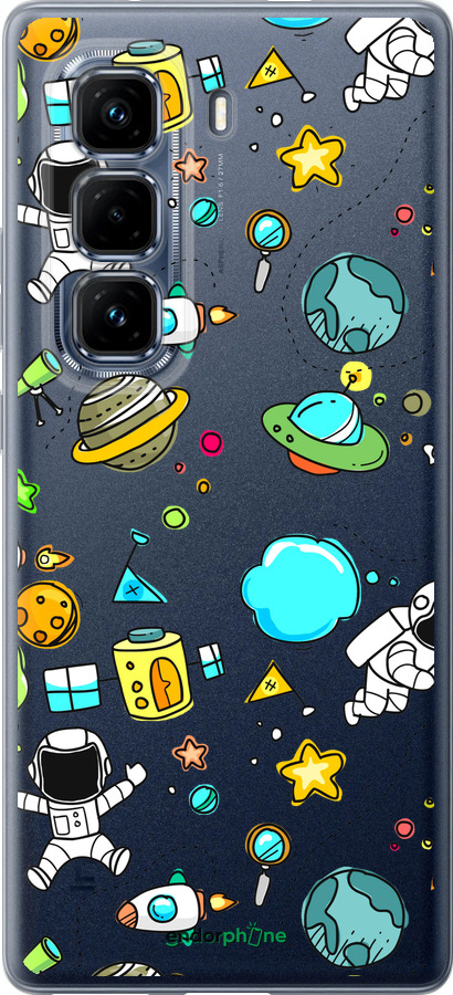 Силіконовий чехол Космос для Infinix Hot 50 Pro+ 4G - 4735u-3870 изображение 