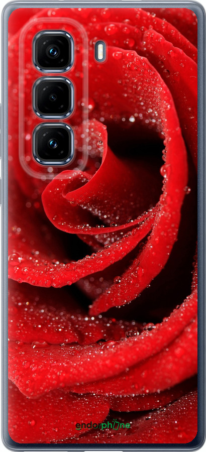 Силіконовий чехол Червона троянда для Infinix Hot 50 Pro+ 4G - 529u-3870 изображение 