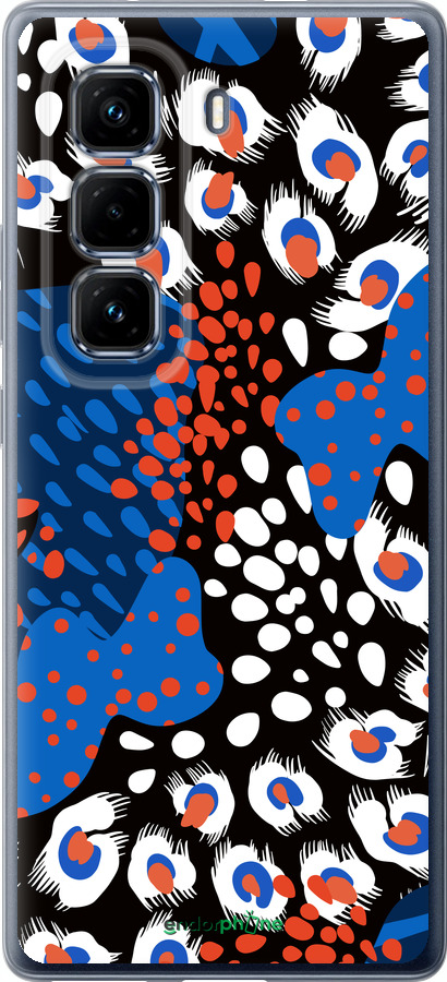 Силиконовый чехол Абстрактный фон v2 для Infinix Hot 50 Pro+ 4G - 5503u-3870 изображение 