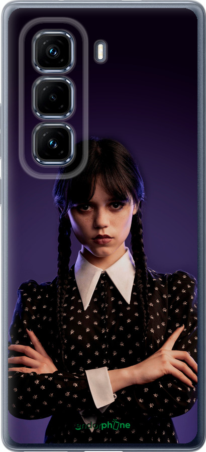 Силиконовый чехол Wednesday v3 для Infinix Hot 50 Pro+ 4G - 5517u-3870 изображение 