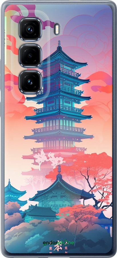 Силіконовий чехол Японія монастир для Infinix Hot 50 Pro+ 4G - 5590u-3870 изображение 