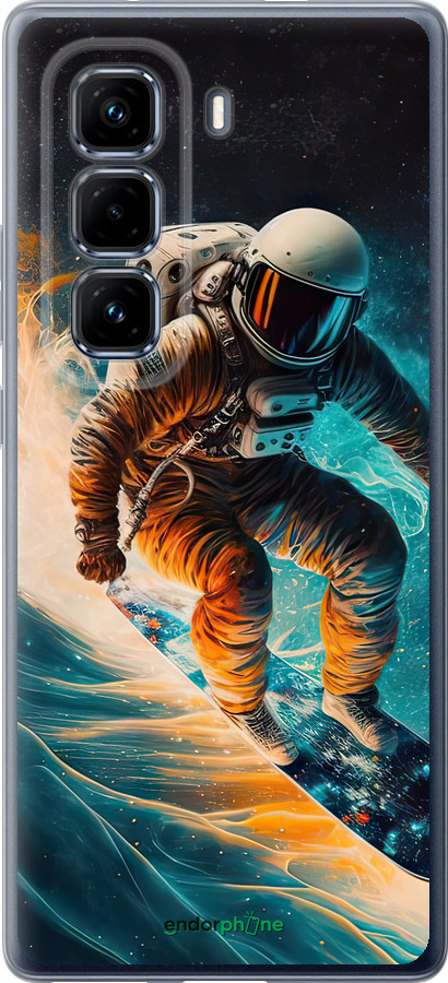 Силіконовий чехол Сноубордист для Infinix Hot 50 Pro+ 4G - 5604u-3870 изображение 