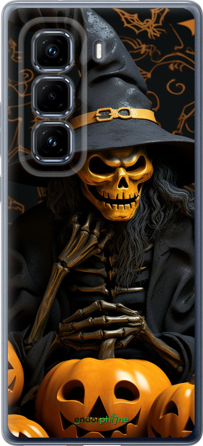 Силіконовий чехол Хелловін 2 для Infinix Hot 50 Pro+ 4G - 5654u-3870 изображение 