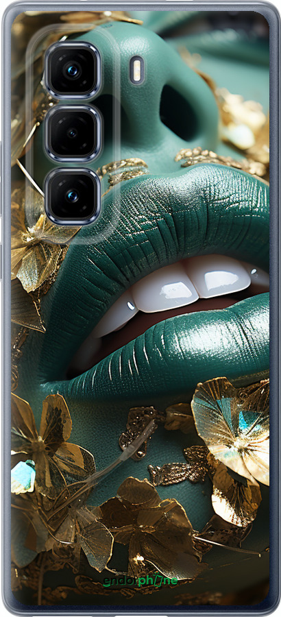 Силіконовий чехол Губи 2 для Infinix Hot 50 Pro+ 4G - 5667u-3870 изображение 