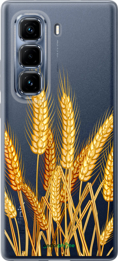 Силиконовый чехол Колоски пшеници для Infinix Hot 50 Pro+ 4G - 5866u-3870 изображение 