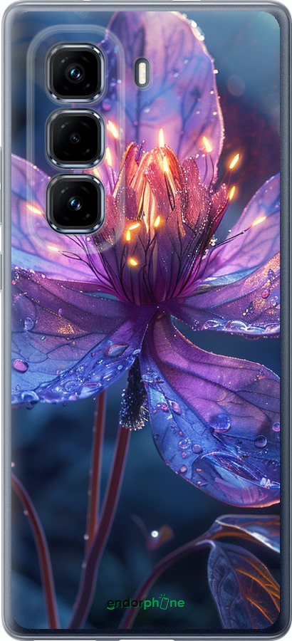 Силиконовый чехол Магический цветок для Infinix Hot 50 Pro+ 4G - 6038u-3870 изображение 