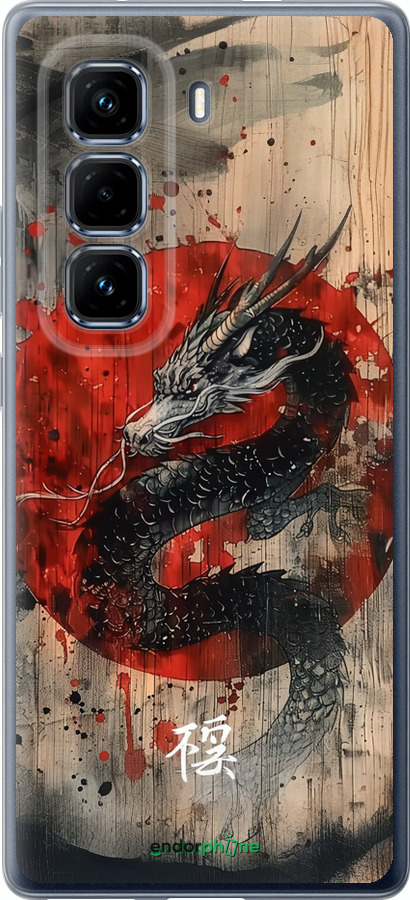 Силиконовый чехол Восточный дух для Infinix Hot 50 Pro+ 4G - 6100u-3870 изображение 